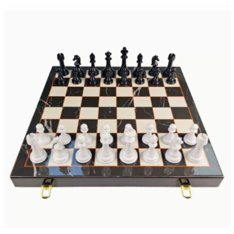 Board Game Box - Wysokiej jakości zestaw szachowy z litego
