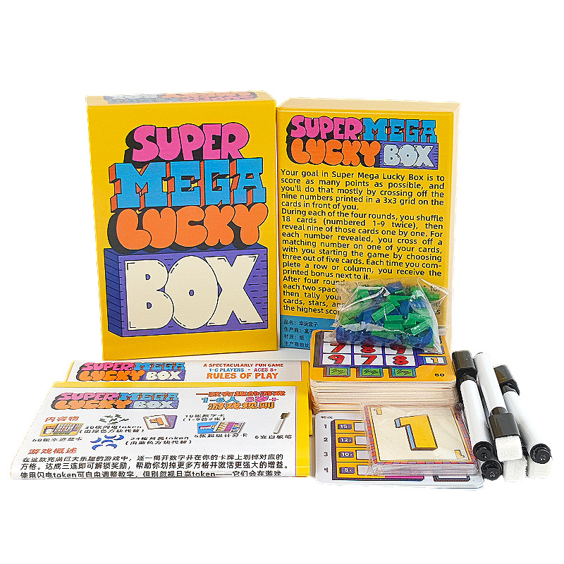 Super Mega Lucky Box Gra Plans – Board Game Box recenzja i cena
