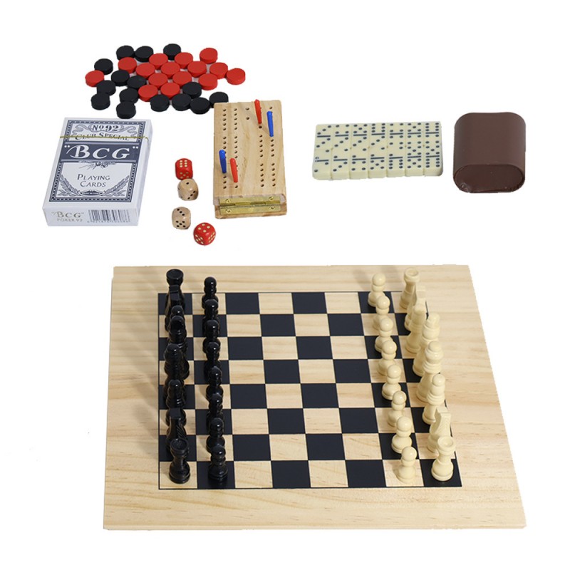 Zestaw 6 w 1 z drewnianą plans – Board Game Yearbook recenzja i cena