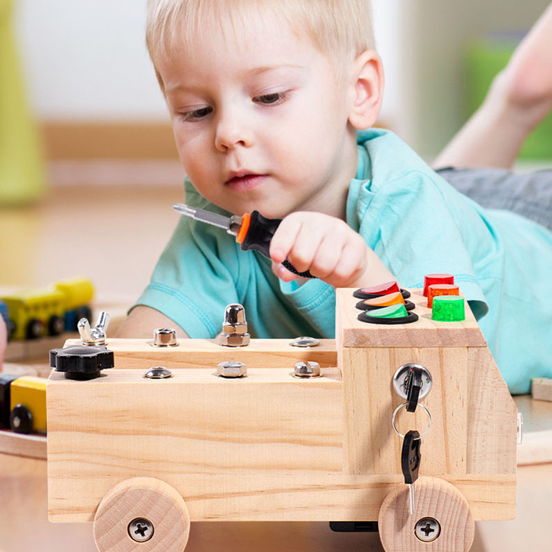 Drewniana tablica Montessori B – Board Game Box recenzja i cena