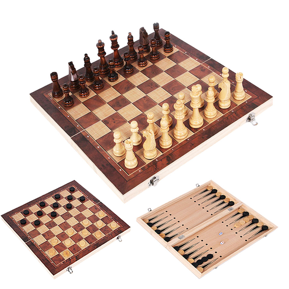 3 w 1 Drewniany Zestaw do Gry  – Board Game Yearbook recenzja i cena